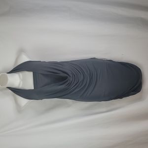 Zara TRF gray body hugging dress sz Med
